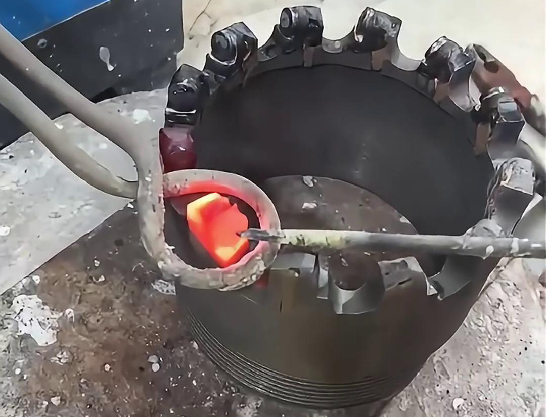 使用高频焊机对钻头合金进行焊接，需要遵循一系列步骤来确保完成焊接