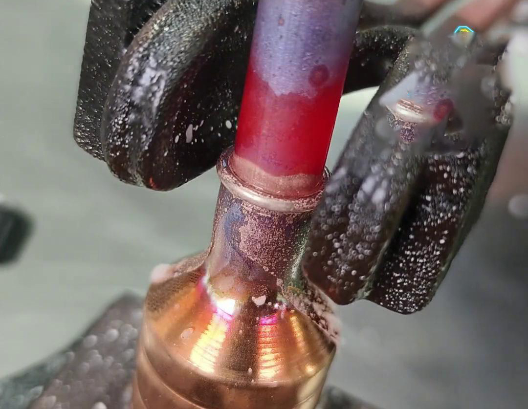 铜管焊接有难度？看看高频焊机焊接铜管的效果如何！