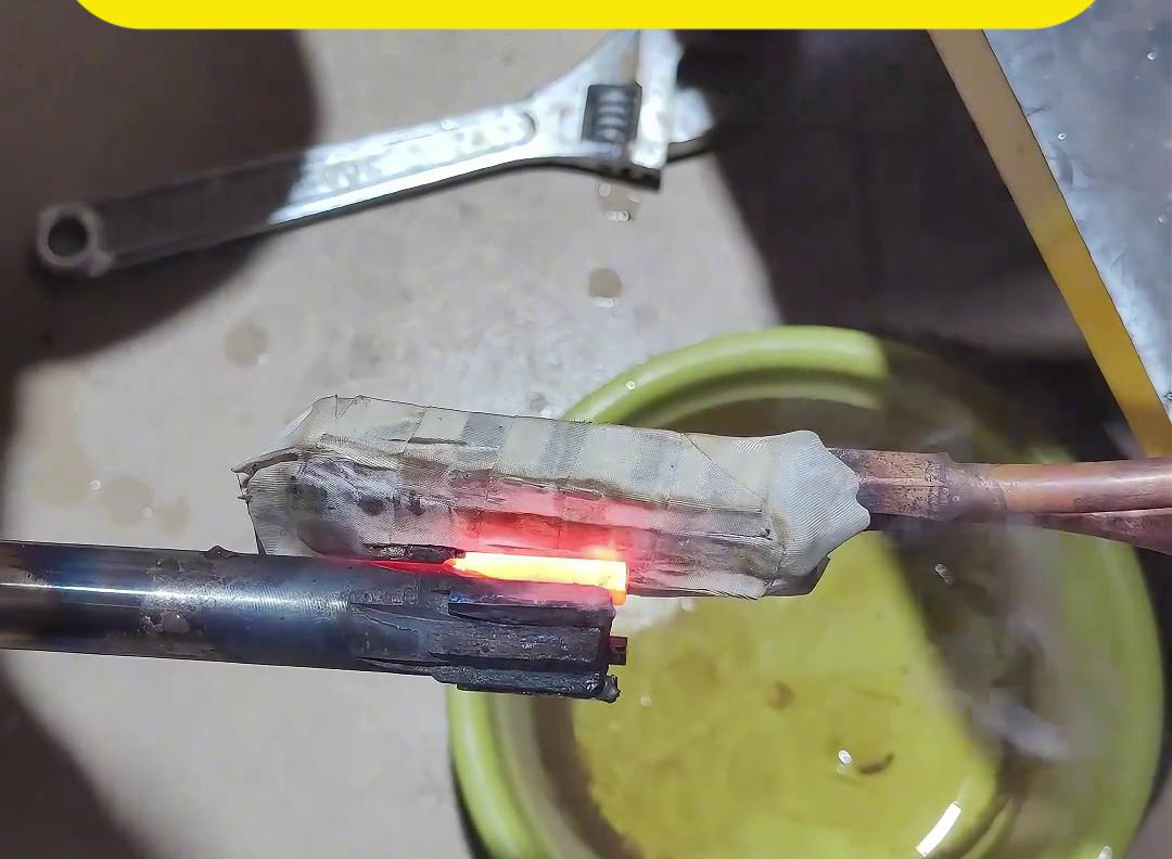 相比火焰焊接，高频焊接机在焊接合金刀头方面具有更高的效率