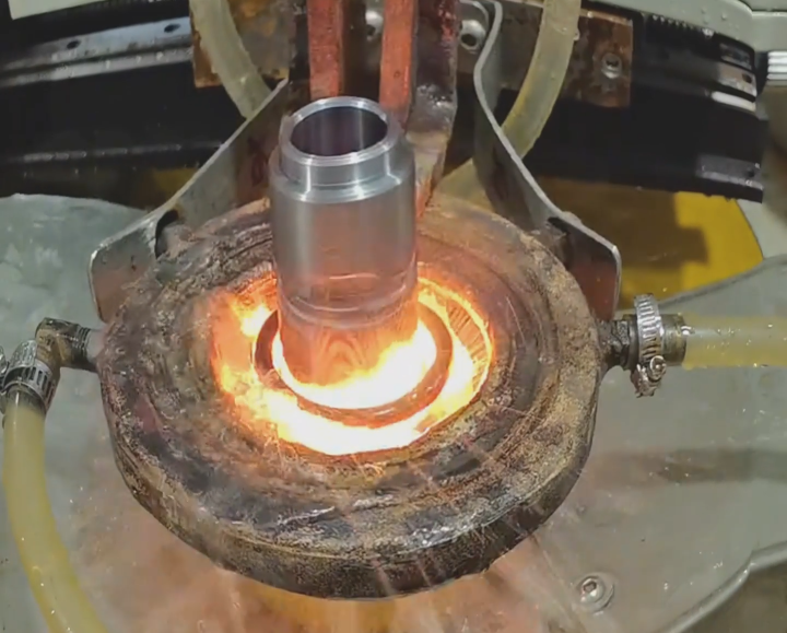 旋转式多工位高频淬火机床，通用各类小零件淬火，退火、回火热处理工艺