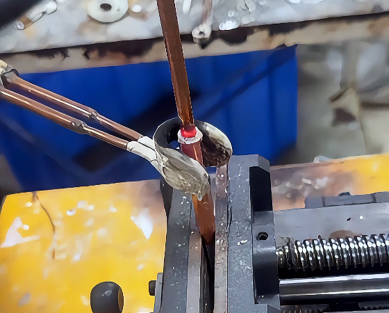 铜管和铁管能高频焊接吗？实测手持式高频焊机，效果直观可见